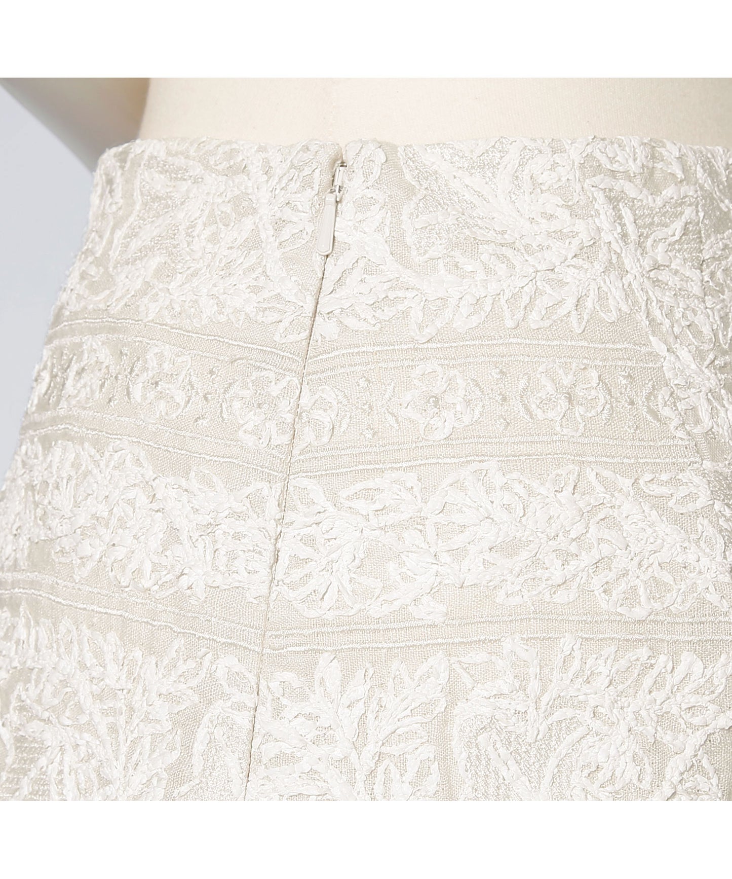 Rubber Embroidery Gathers Skirt