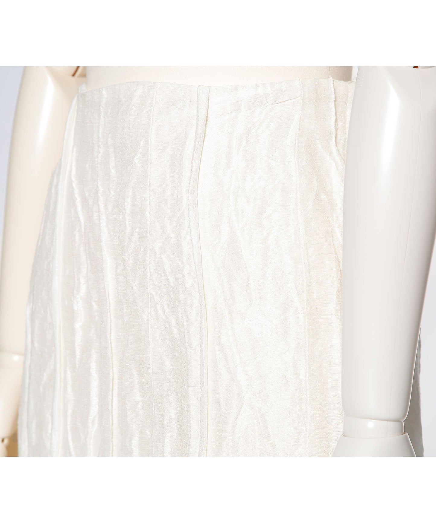 Silk Linen Panel Skirt